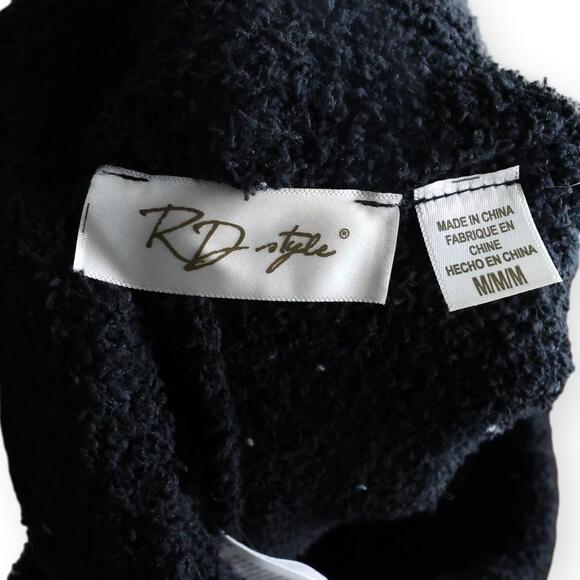 Splendid Leopard Velour Top + Fleece Pants M - Picture 3 of 9